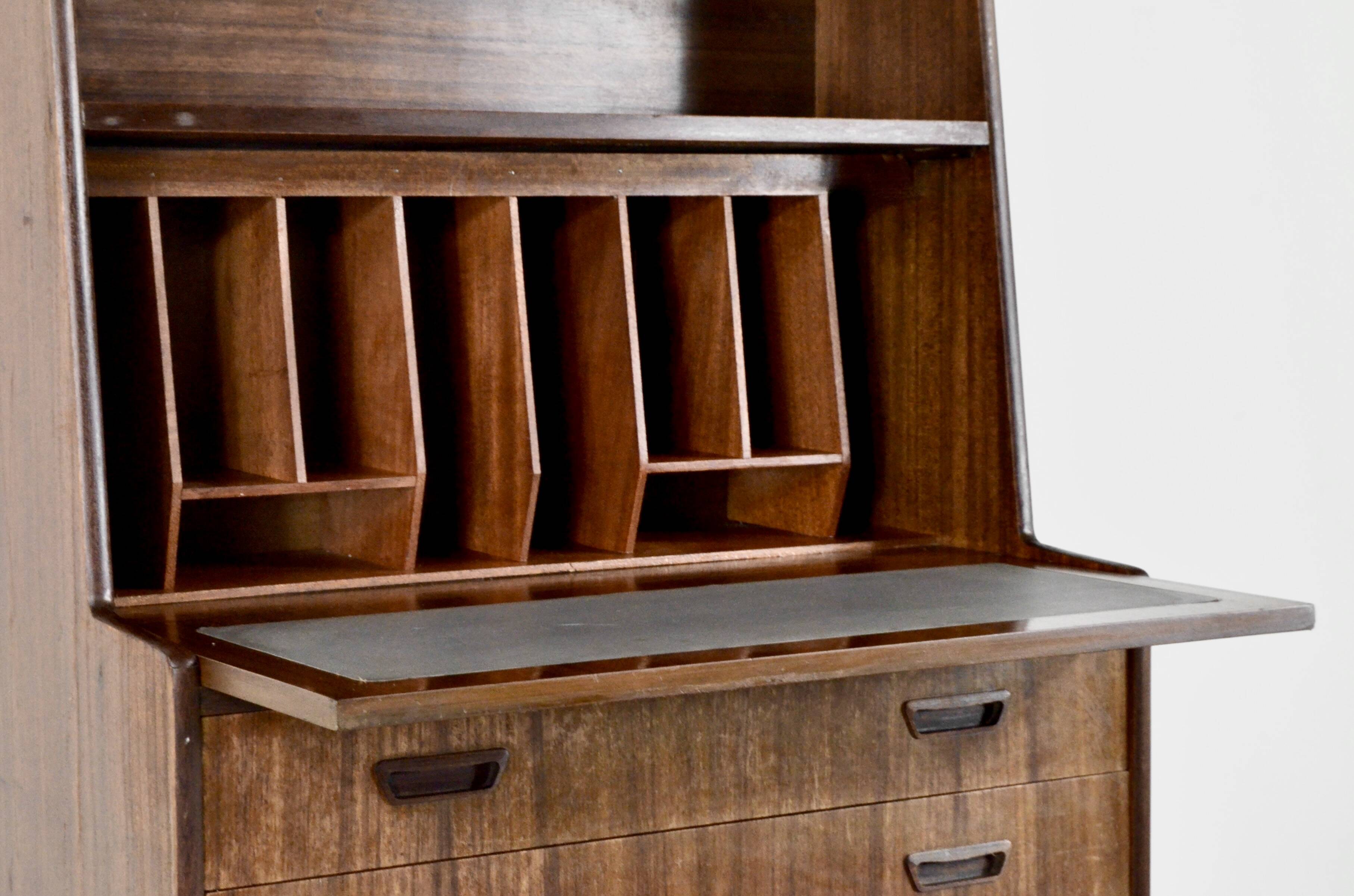 Vintage Midcentury Danish Bookcase / Secretary in stunning Rosewood