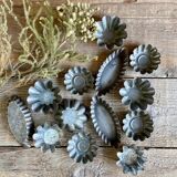 Cake molds, tarts, vintage French