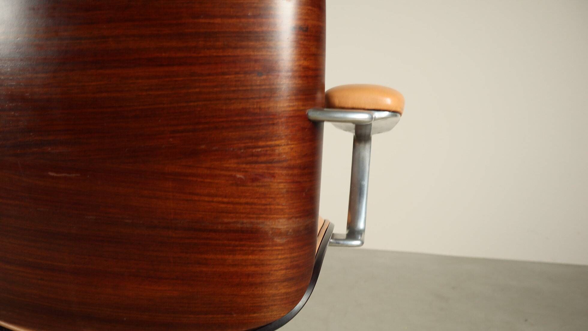 Executive office chair by Ennio Fazioli for MIM Roma, Italy 1960