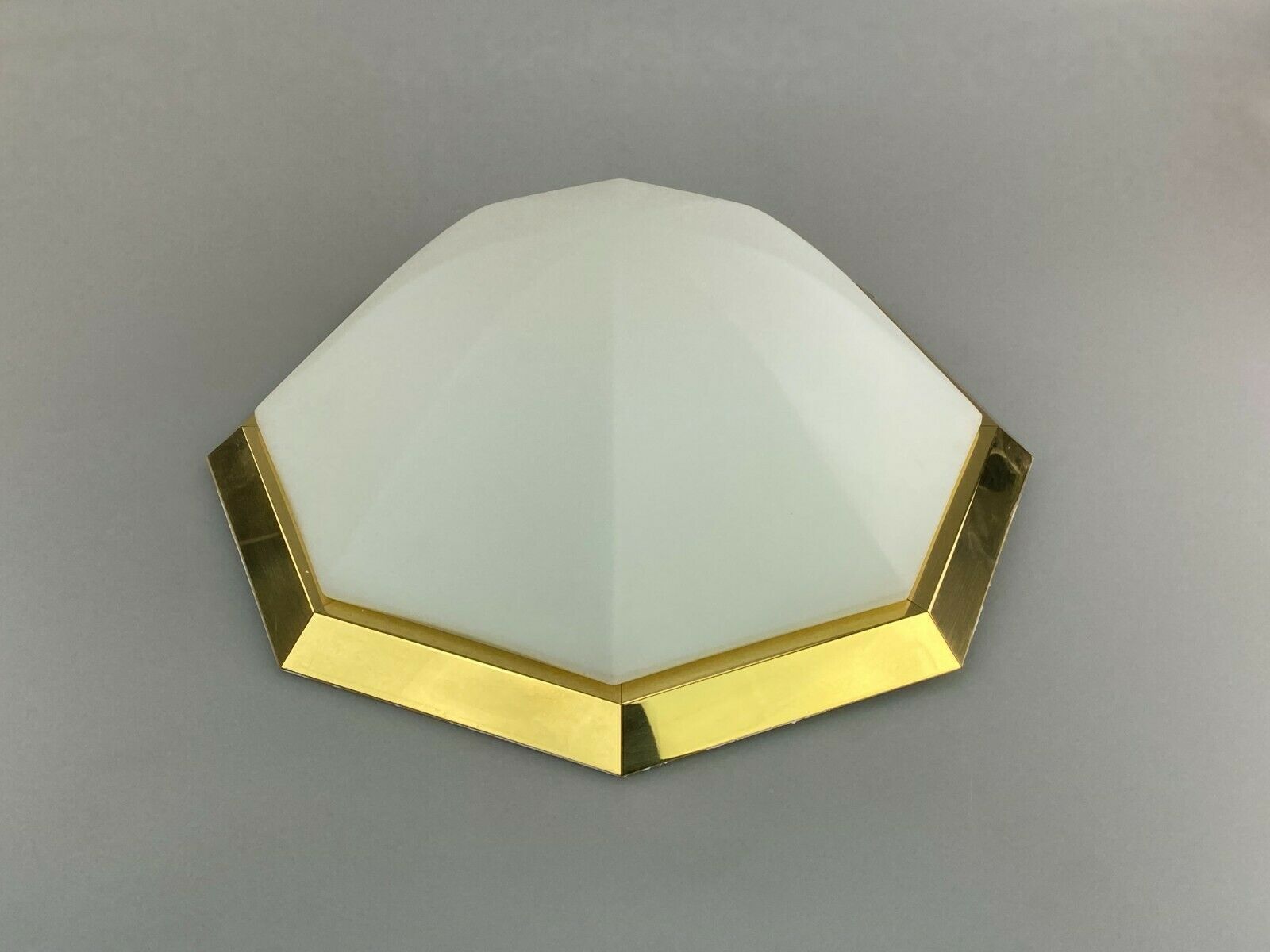 70s Limburg Glashütte Plafoniere ceiling lamp glass space design lamp 70s