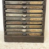 1950s printing cabinet