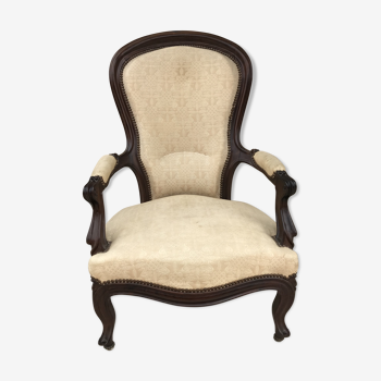 Fauteuil Louis XV palissandre