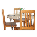 Chairs (6) birch Sweden 1960