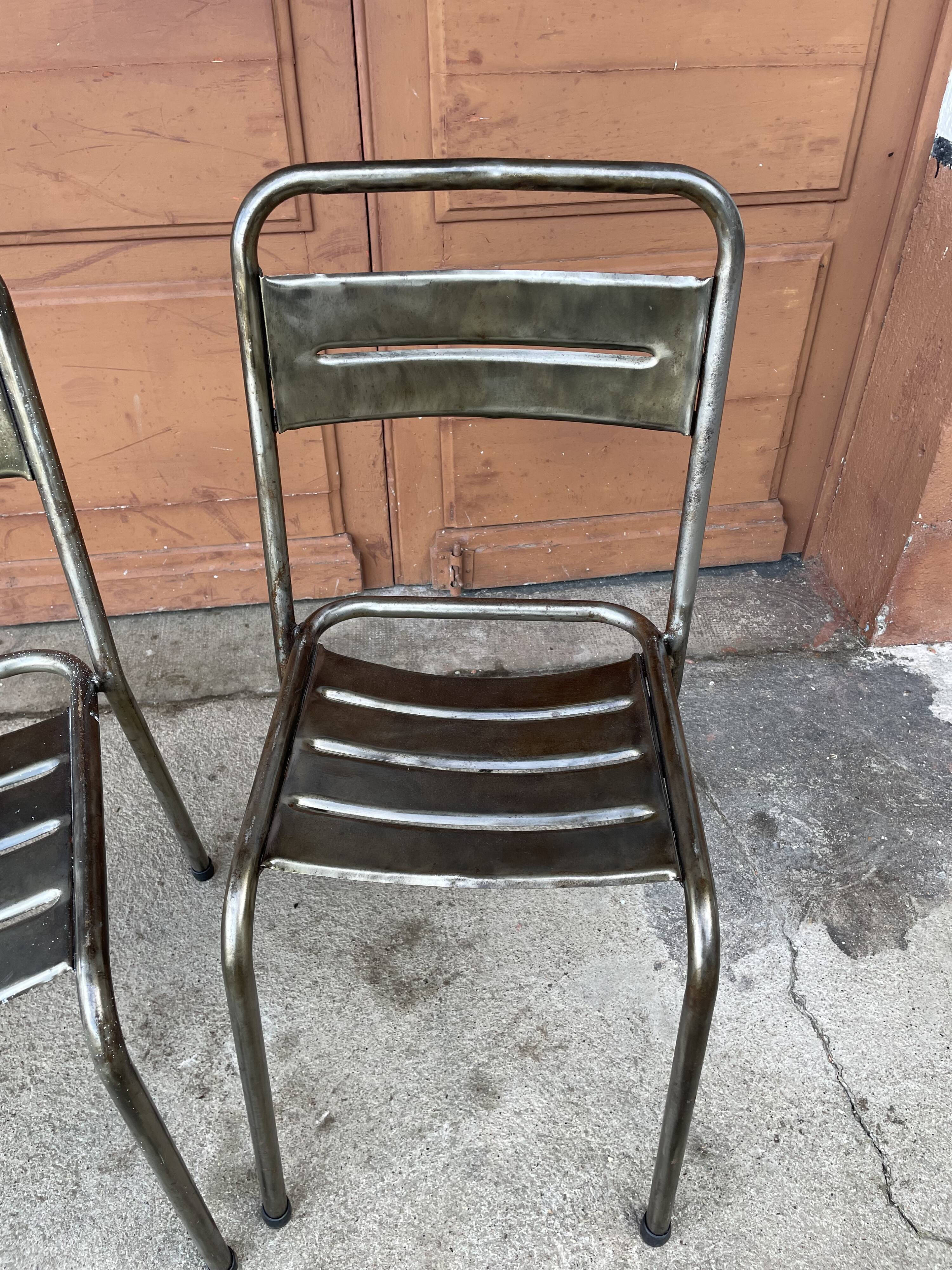 Industrial style table and chairs