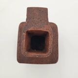 Small cubic stone carafe