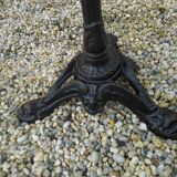 Antique round bistro table