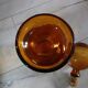 Vintage amber glass carafe