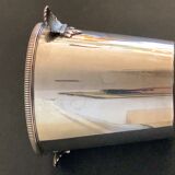 Pearl silver metal champagne bucket, shells or shells