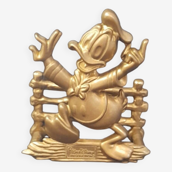 Letter holder from the 60s Walt Disney Donald in brass