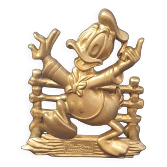 Letter holder from the 60s Walt Disney Donald in brass