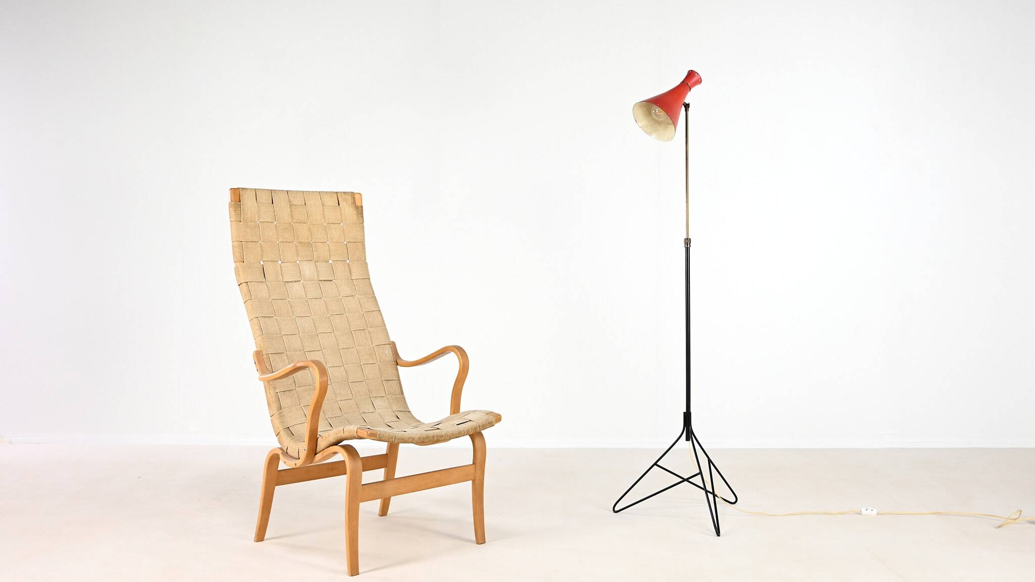 Lampadaire Diabolo dans le goût de Svend Aage Holm Sørensen, Danemark circa 1950