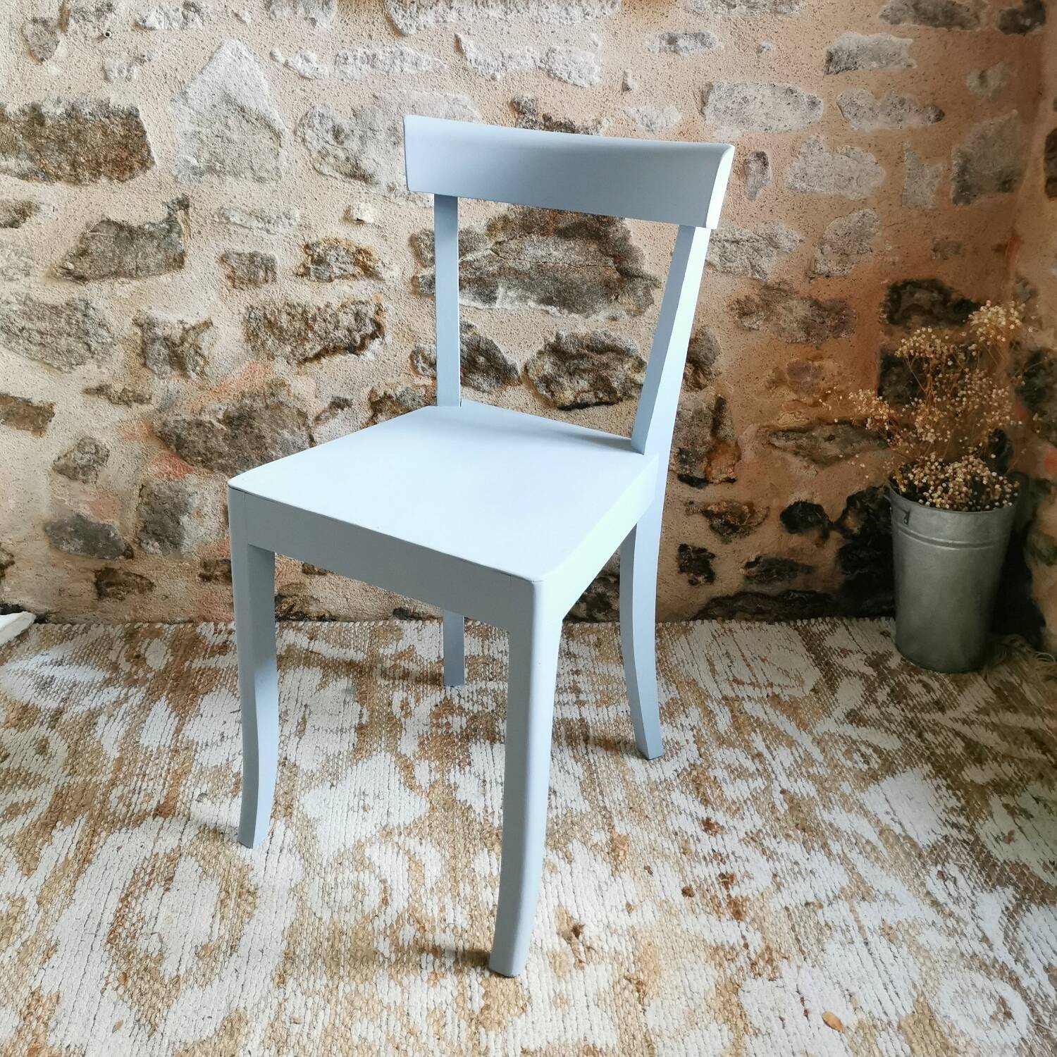 4 Blue Luterma Bistro Chairs
