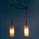 Double Pendant Lamp from Rotaflex, 1950s