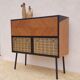 Vintage hifi radio cabinet the voice of his master