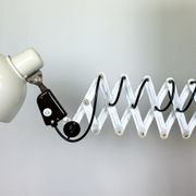 Industrial East German Scissor Lamp from VEB Zweckleuchtenbau Dresden, 1950s