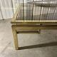 Vintage Guy Lefèvre gold coffee table 1970s