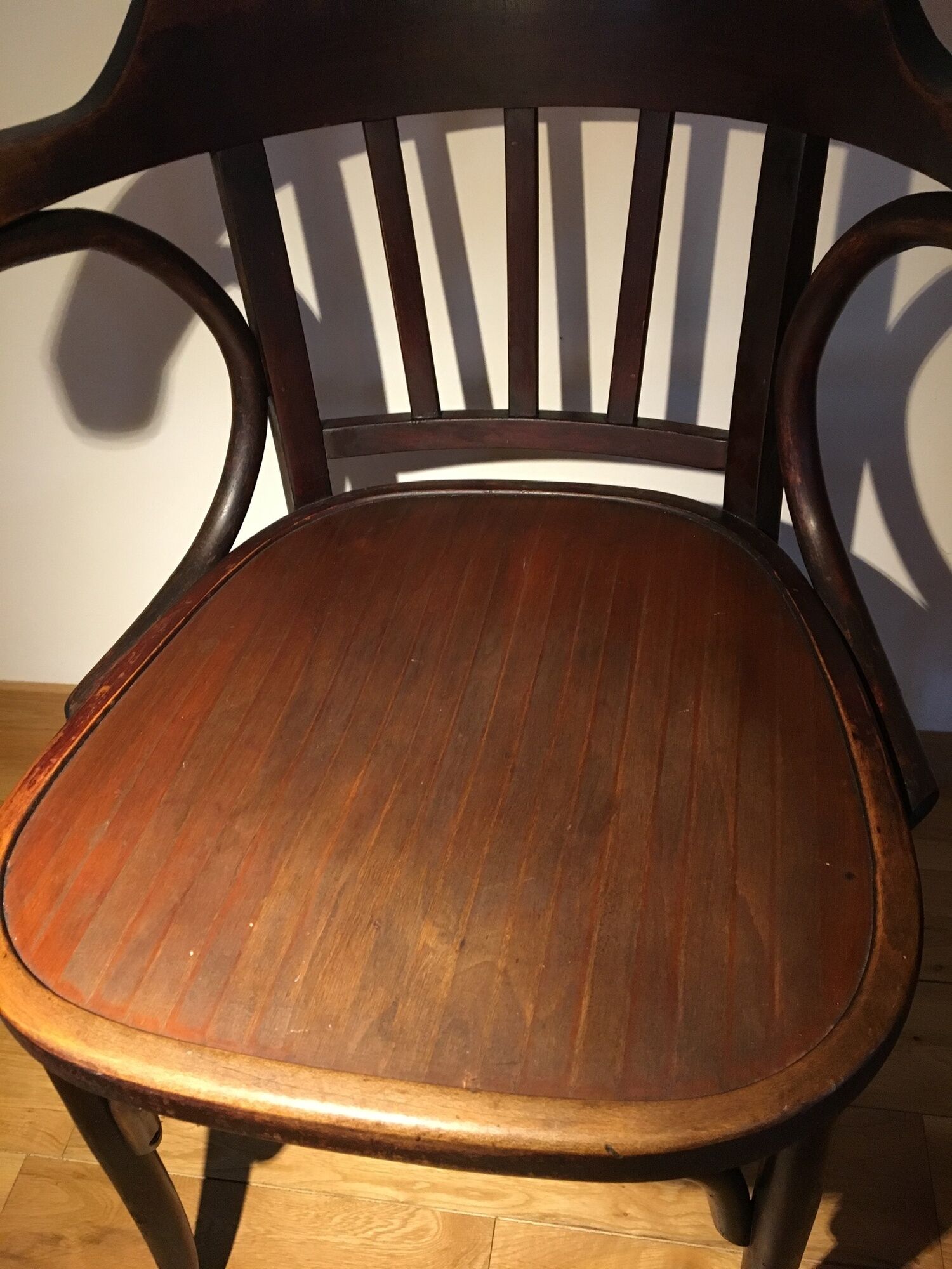 Armchair of workshop stamped Walter Baumann n * 22 - 1930