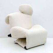 Bouclè Wink Lounge Chair by Toshiyuki Kita for Cassina, 1980s