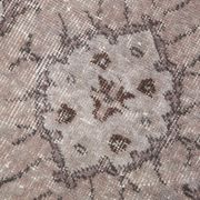 Brown floral turkish area rug, 208x115cm