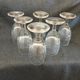 6 antique absinthe glasses