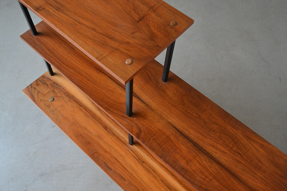 1950s wooden shelves