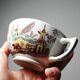 Sarreguemines tea service - Kyoto - antique 5 cups 6 saucers in Japanese style