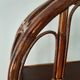 Vintage library 4 levels - wood, bamboo and rattan - retro 80s