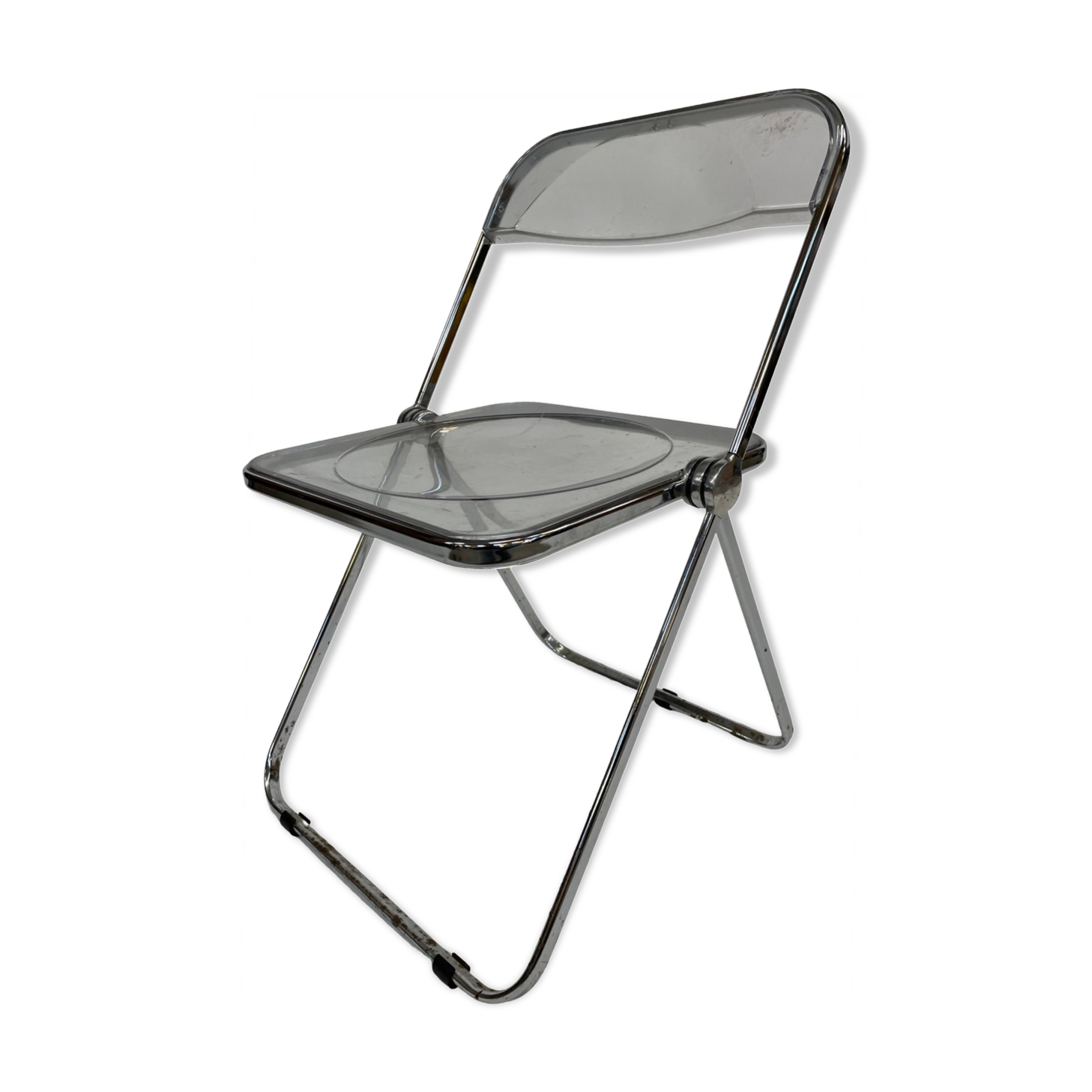 Giancarlo piretti plia lucite folding chair for castelli