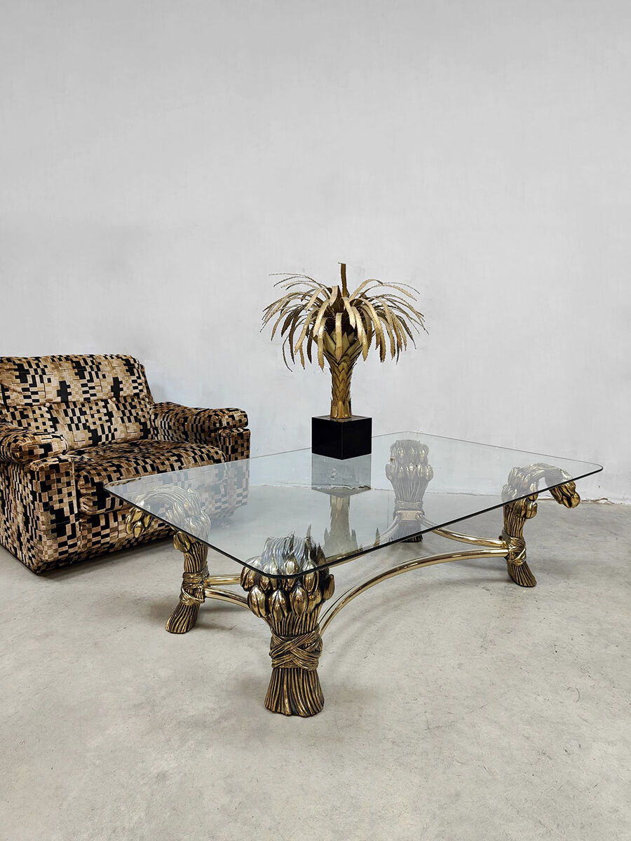 Vintage coffee table 'Hollywood Regency' Willy Daro