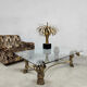 Table basse vintage 'Hollywood Regency' Willy Daro