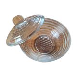 Glass sugar bowl