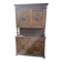 Large antique two-body buffet in wood - Carved dining room furniture