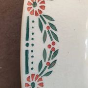 Grand Plat ovale Terre de Fer (36 cm) vers 1900
