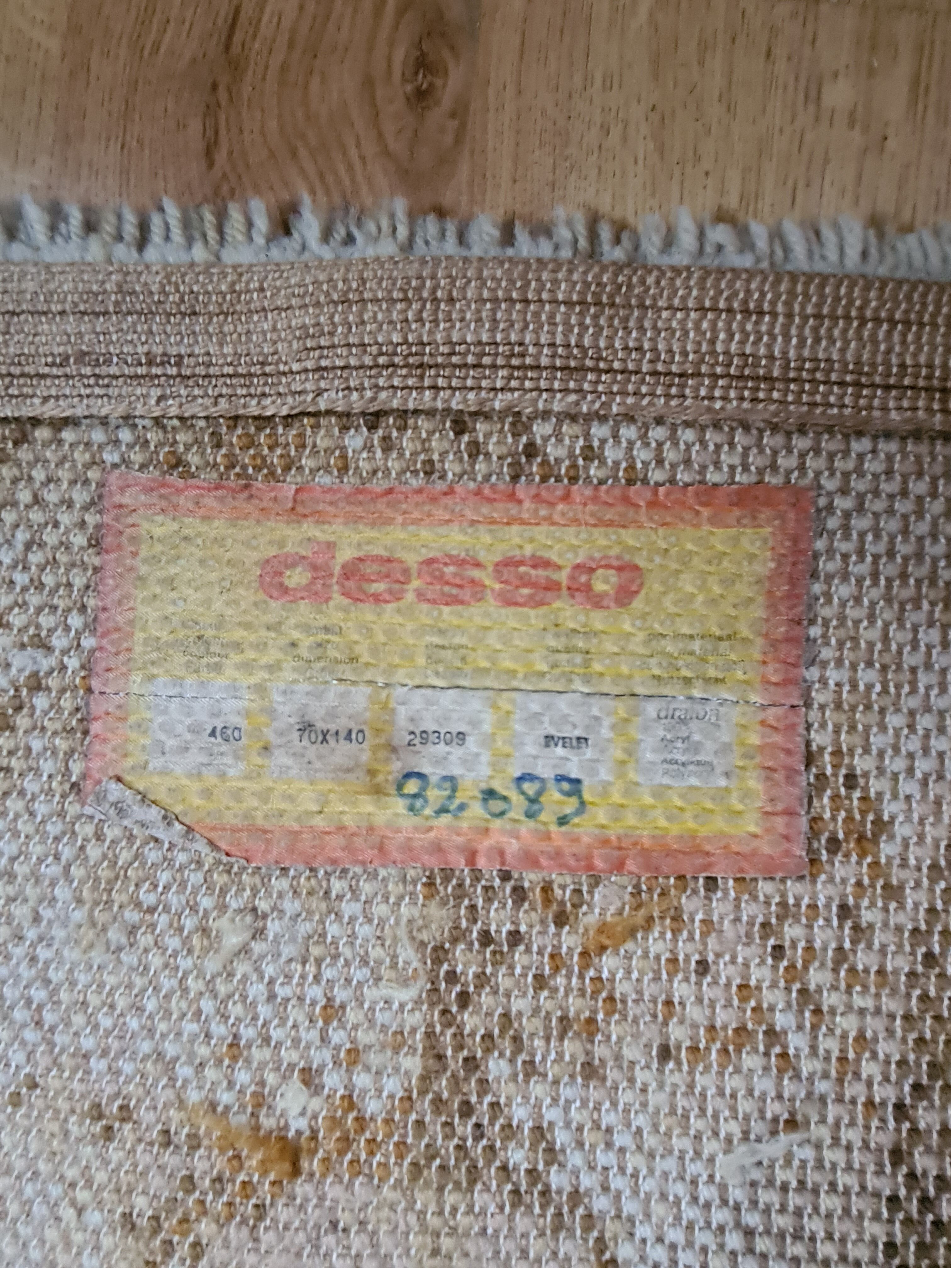 Vintage carpet Desso, 1970 , 137x70