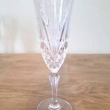 8 flûtes à champagne en cristal