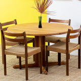 Vintage Scandinavian table Denmark – 115.5 cm