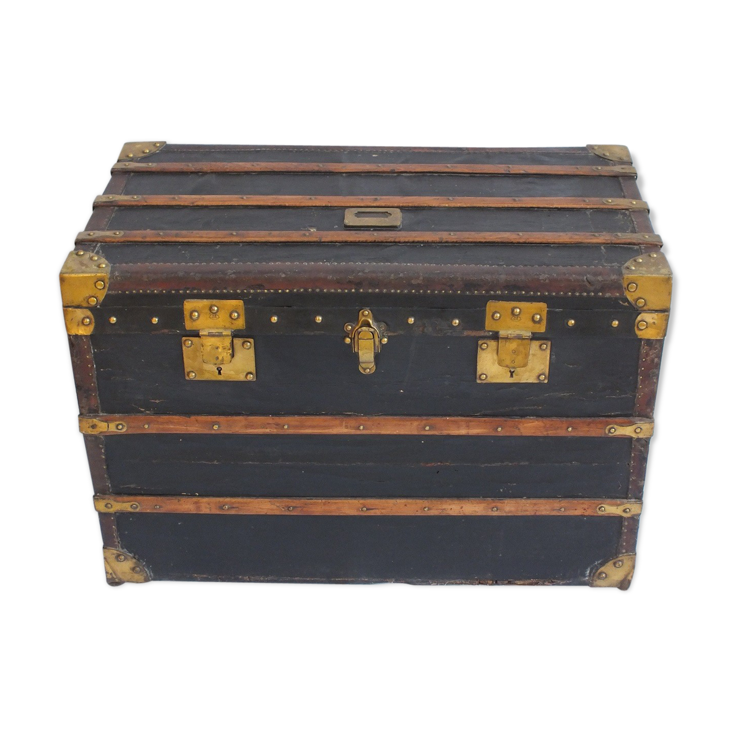 Old travel trunk