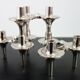 Set of 3 candlesticks Nagel in their original box model Orion