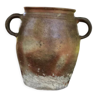 Glazed stoneware jar