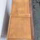 Louis XVI style solid wood chest of drawers, 3 drawers, second half of the twentieth century