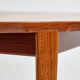 Restored teak dining table by henry rosengren hansen for brande møbelindustri mk9477