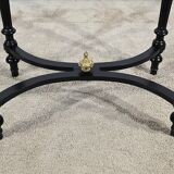 Small Living Room Table in Rosewood and Amboyna Burl, Louis XVI style, Napoleon III period – Mili