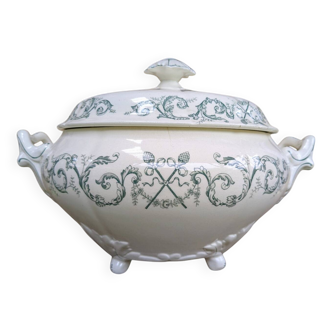 Antique Treviso Longchamp Terre de Fer tureen