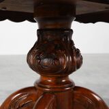 Victorian Cherrywood Oval Coffee Table, England, circa 1850