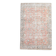 7x11 Salmon Pink & Blue Vintage Persian Rug, Large Floral Rustic Decor