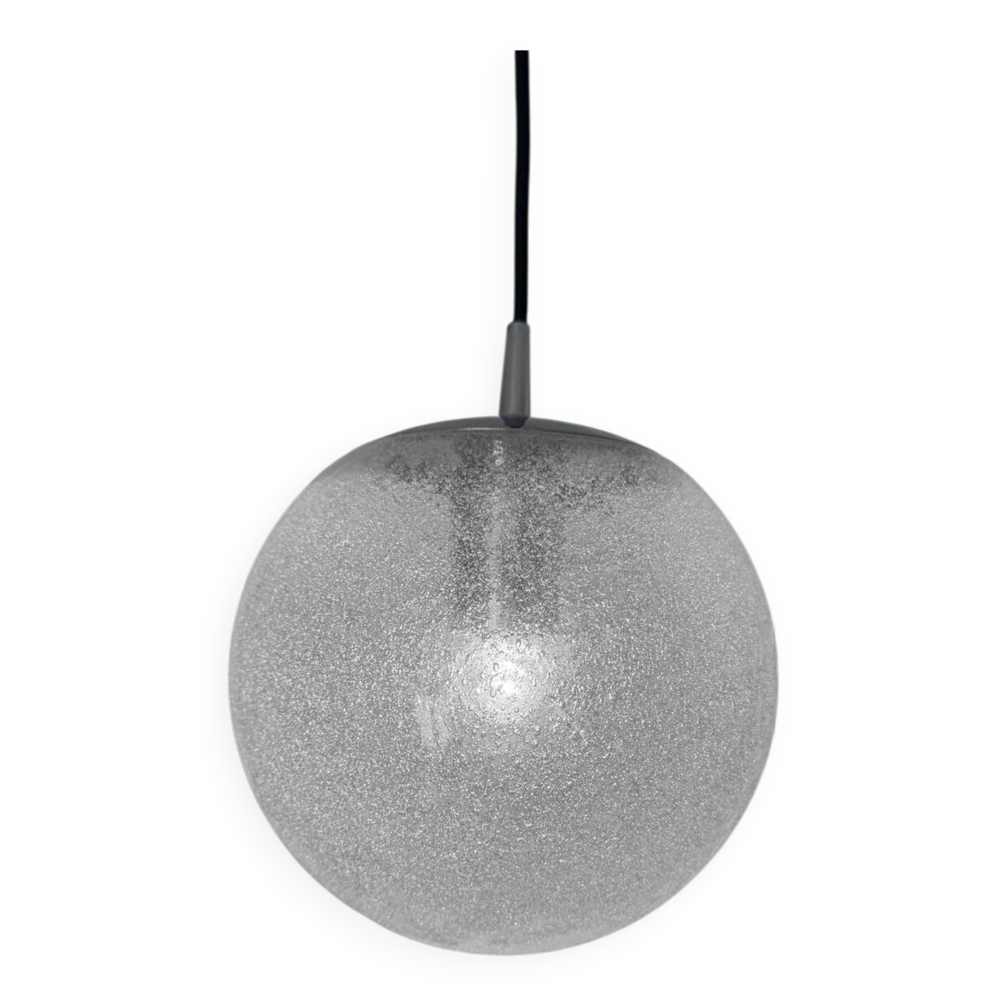 Bubble glass pendant light from the 70s