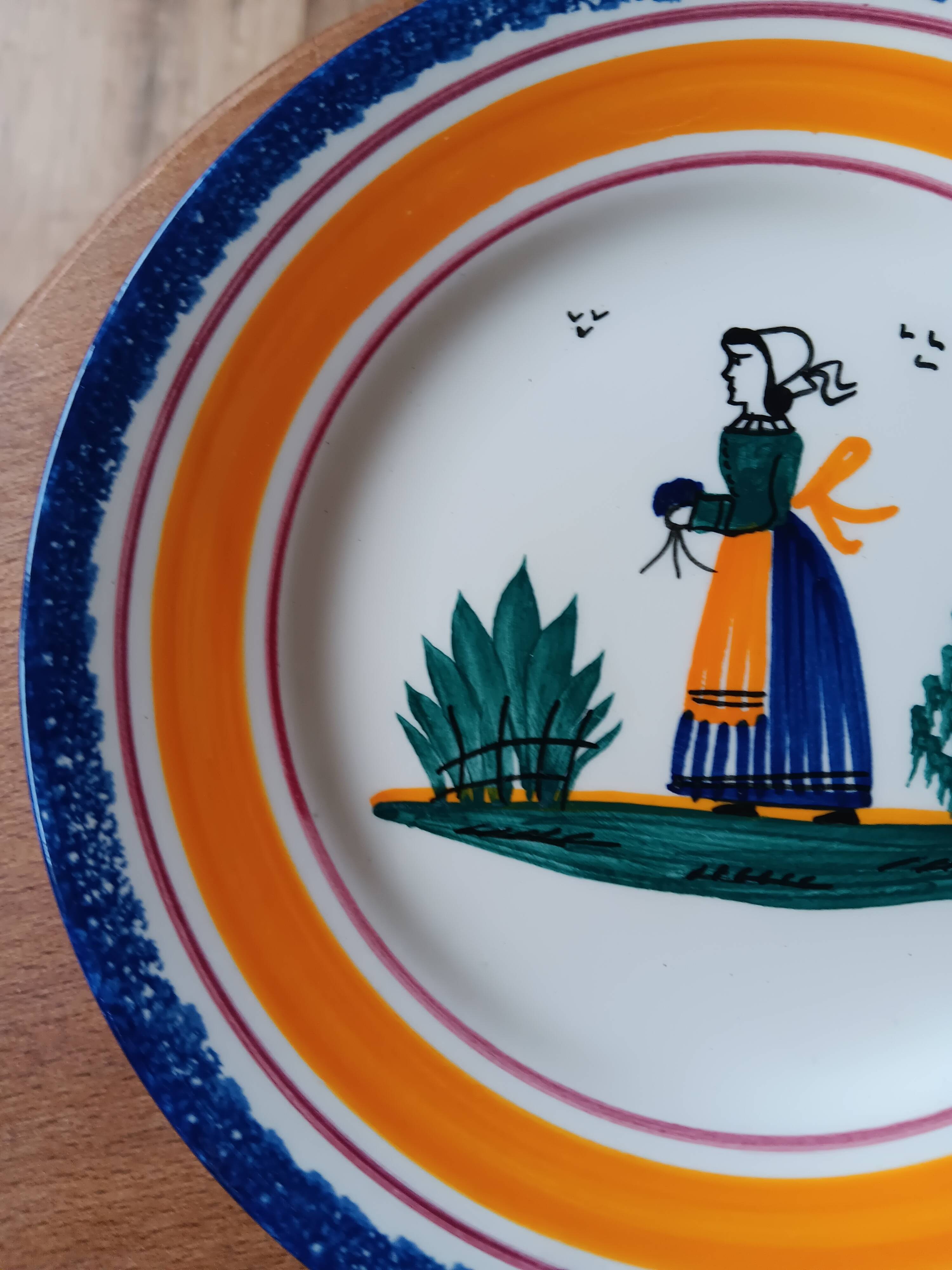 Petite assiette HB Quimper