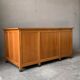 Bureau Vintage en Chêne avec 8 Tiroirs