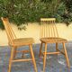 2 IKEA mid-century chairs in the style of Yngve Ekström's "Pinocchio"