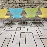 Lot de 4 chaises  Serie 7 d'Arne
Jacobsen, Fritz Hansen